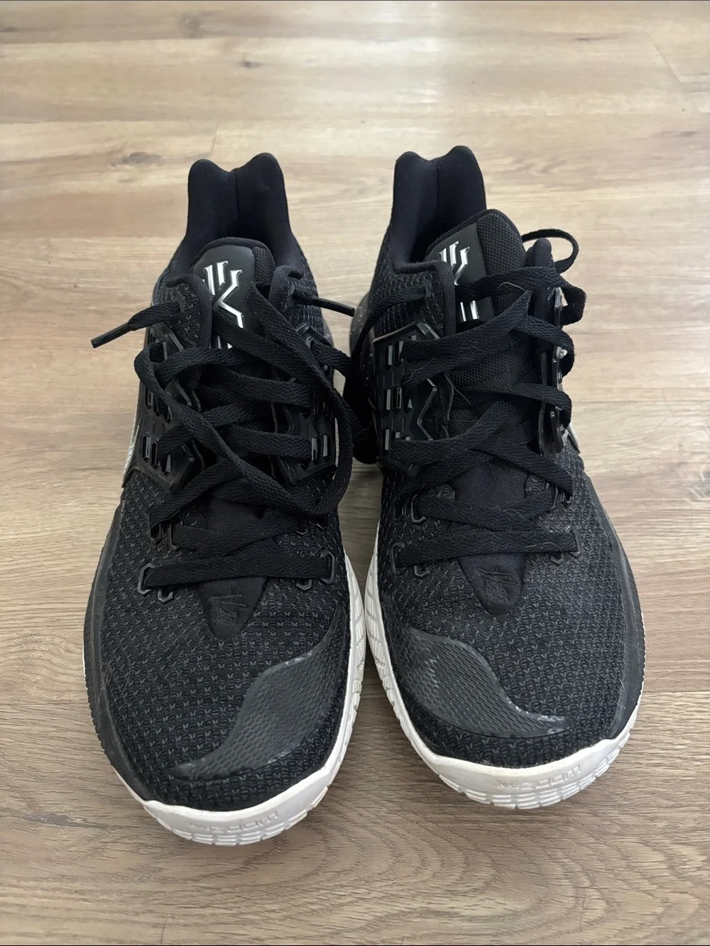 Nike Black and White Athletic Basketball Shoes